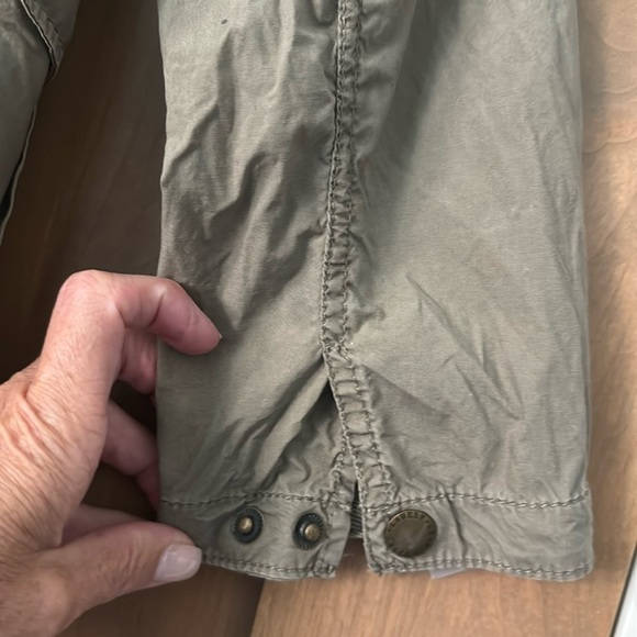 Lauren Ralph Lauren utility jacket Womens M Khaki Safari military Utility casual - Picture 5 of 13